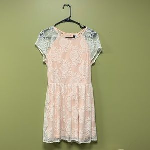 Pink Lace Dress